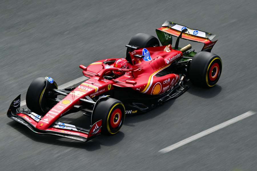 Charles Leclerc à Bakou.