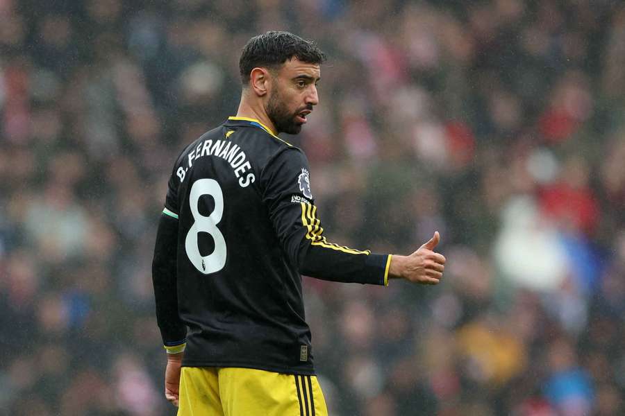 Bruno Fernandes, capitão do Manchester United