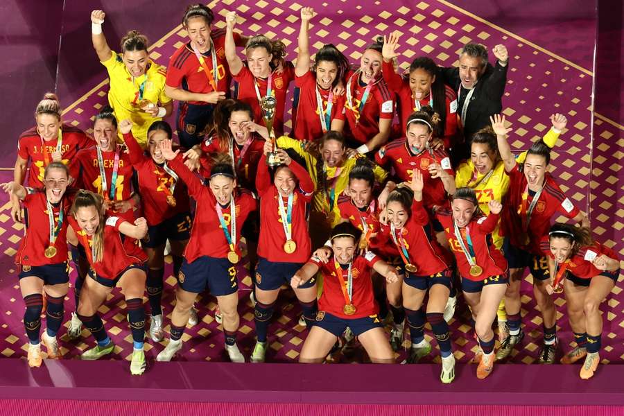 España celebra el título en el Mundial 2023 España celebra el título en el Mundial 2023