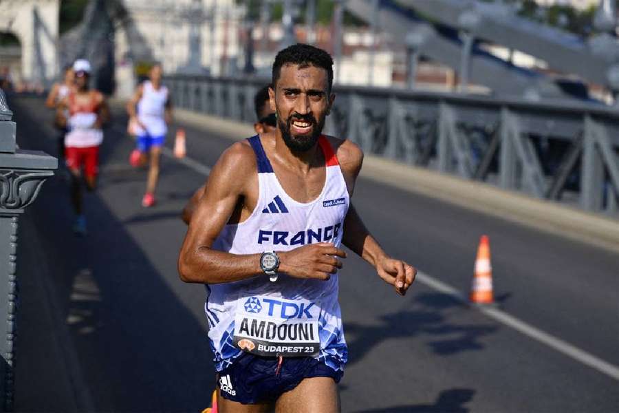 Morhad Amdouni lors des Mondiaux en 2023