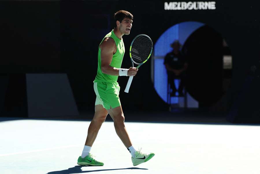 Carlos Alcaraz, en Australia