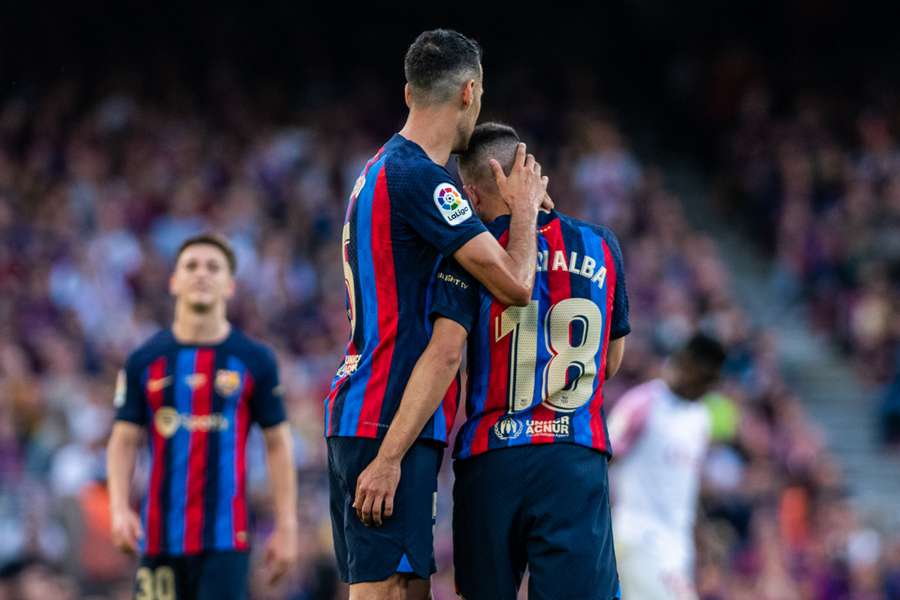 Fue el último partido de Busquets y Alba en el Camp Nou