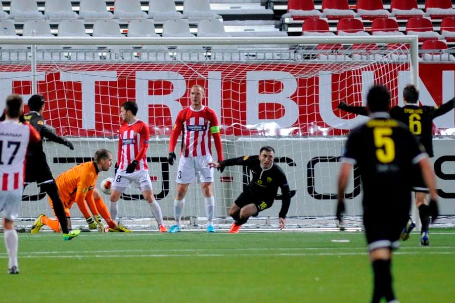 Tromso empfing Anzhi 2013 unter altem Namen in der Europa League.
