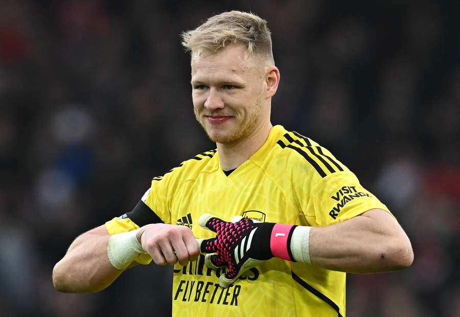 Arsenal goalkeeper Aaron Ramsdale