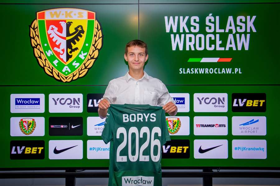 Karol Borys zostaje w Śląsku Wrocław. Utalentowany 16-latek z nową umową do 2026 roku