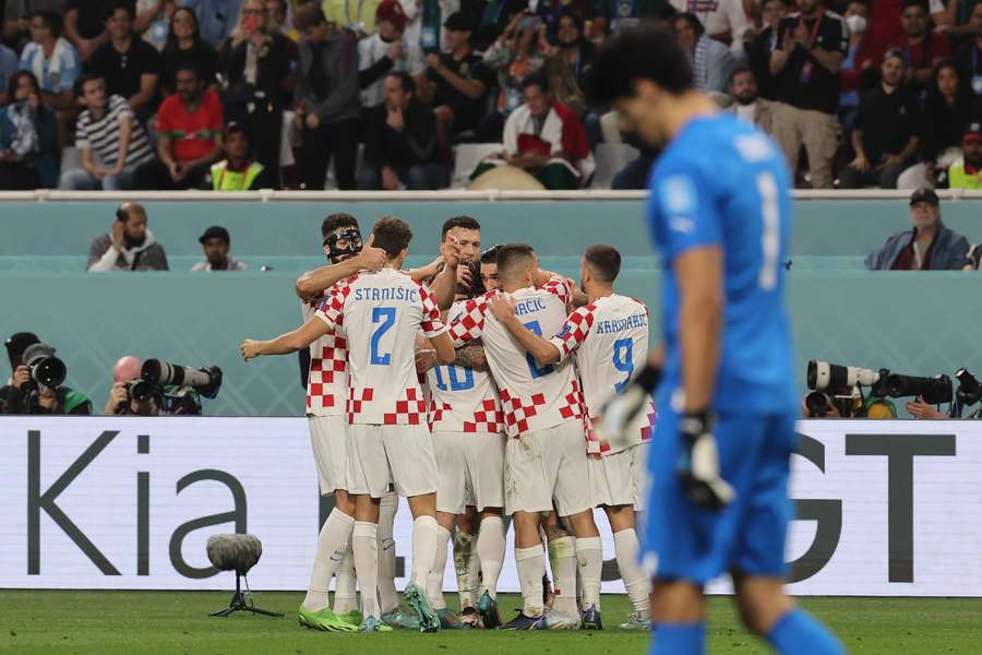 Croacia celebra su tercer puesto