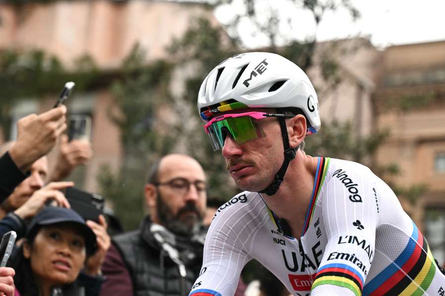 McNulty sur le Tour de Lombardie. McNulty sur le Tour de Lombardie.