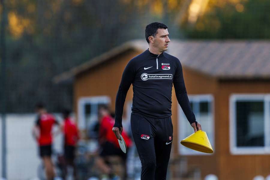 Martens durante o estágio no início do mês