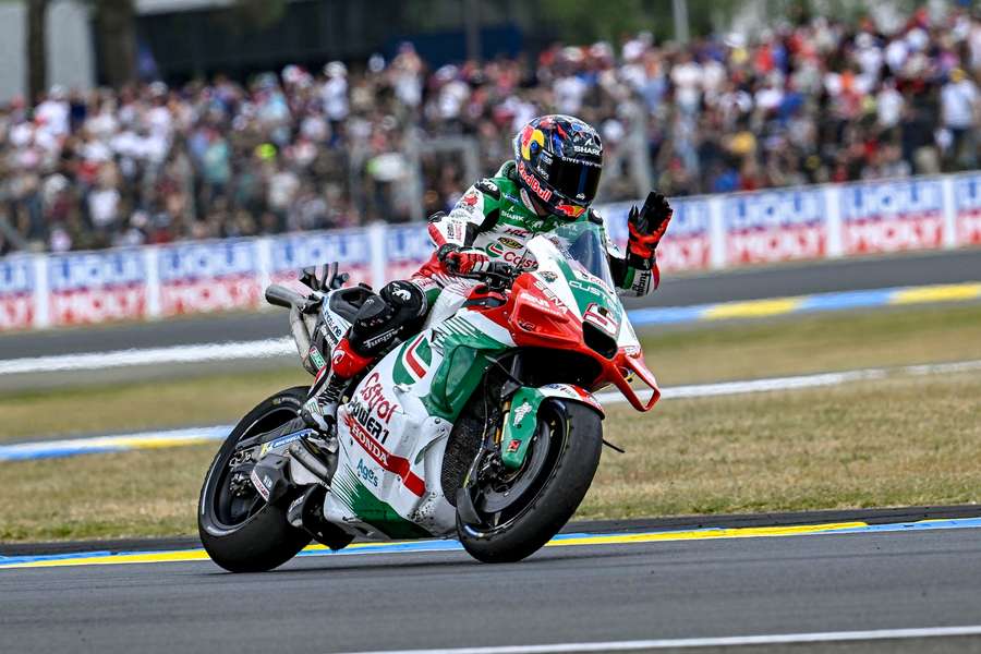 Johann Zarco durante il GP di Francia