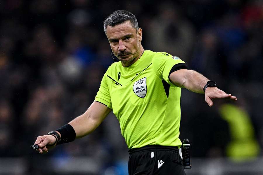 Slavko Vincic beim Champions-League-Spiel zwischen Inter Mailand und Bayern München.