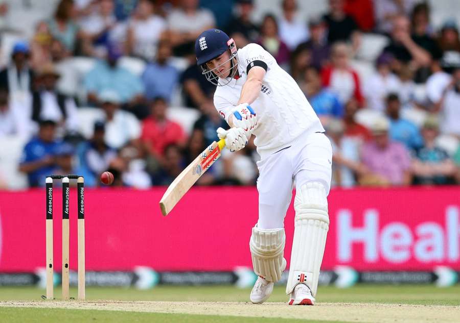 England's Harry Brook in action