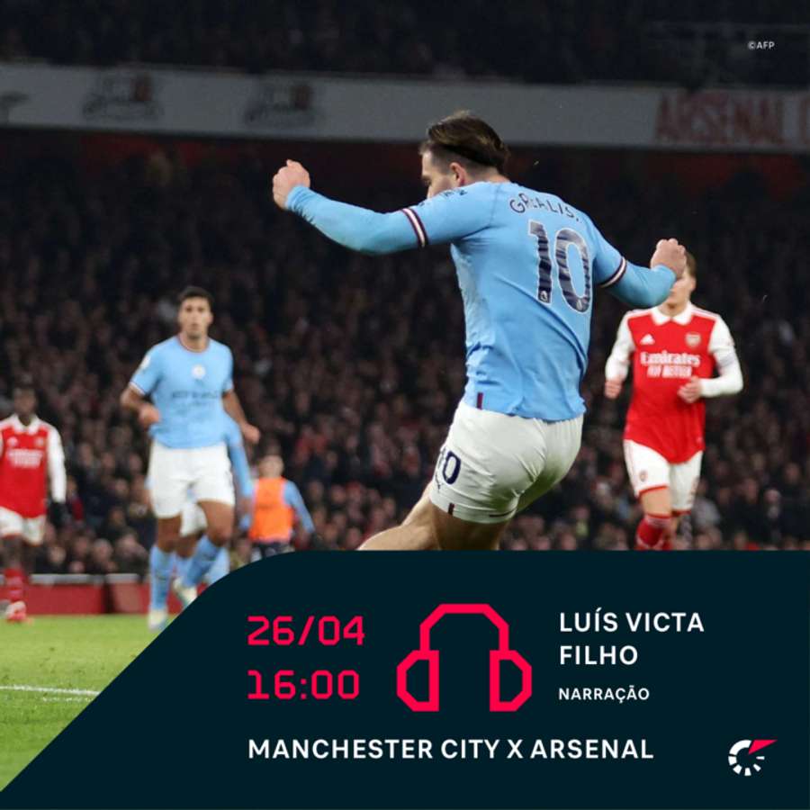 Manchester City x Arsenal pela FA Cup: saiba onde assistir à partida