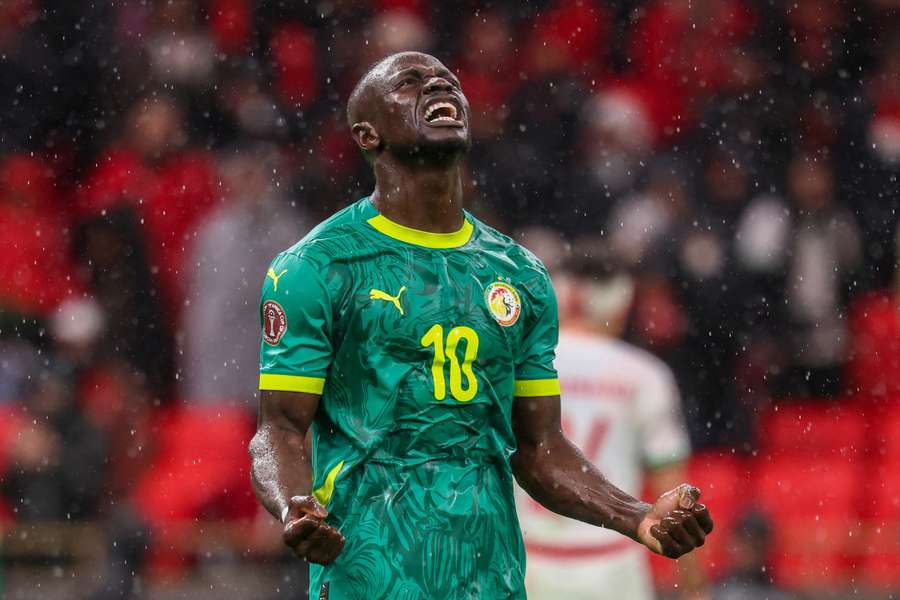Sadio Mané lors de la finale en janvier dernier. Sadio Mané lors de la finale en janvier dernier.