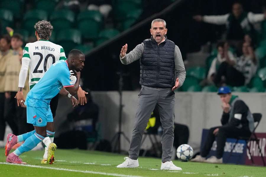 Rui Borges, treinador do Sporting Rui Borges, treinador do Sporting