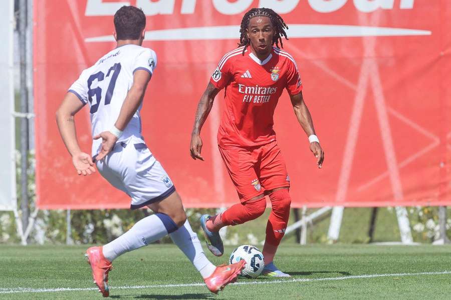 Trevisan marcou um dos golos do Benfica