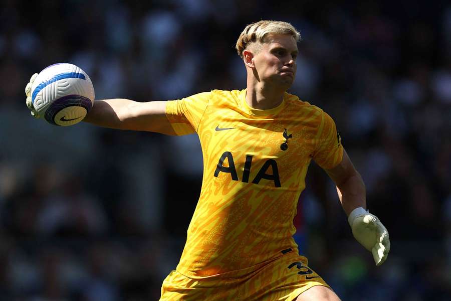 Antonín Kinský v dresu Tottenhamu.
