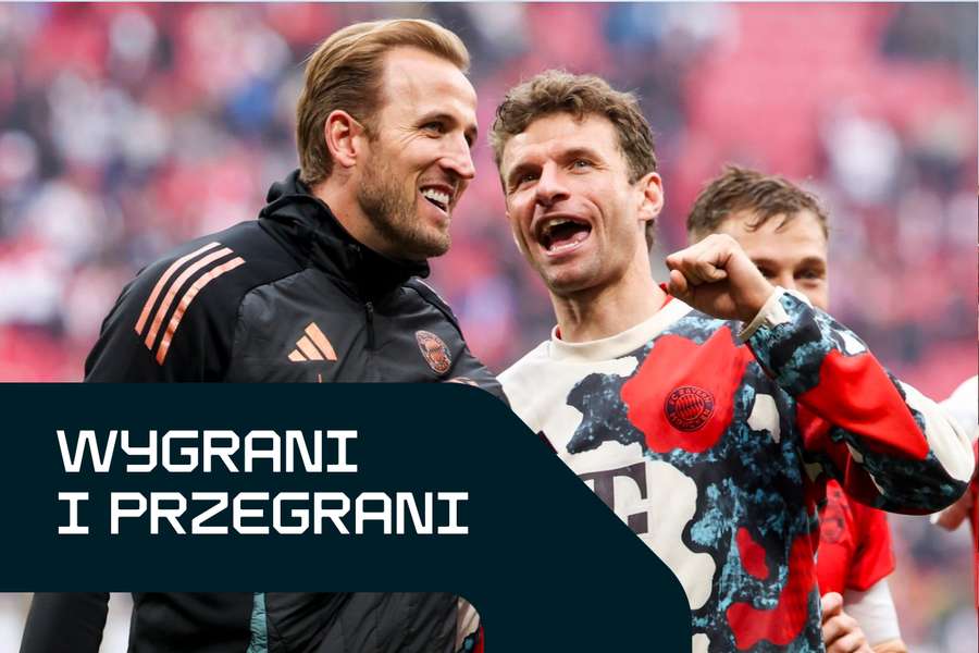 Harry Kane i Thomas Muller z Bayernu Monachium