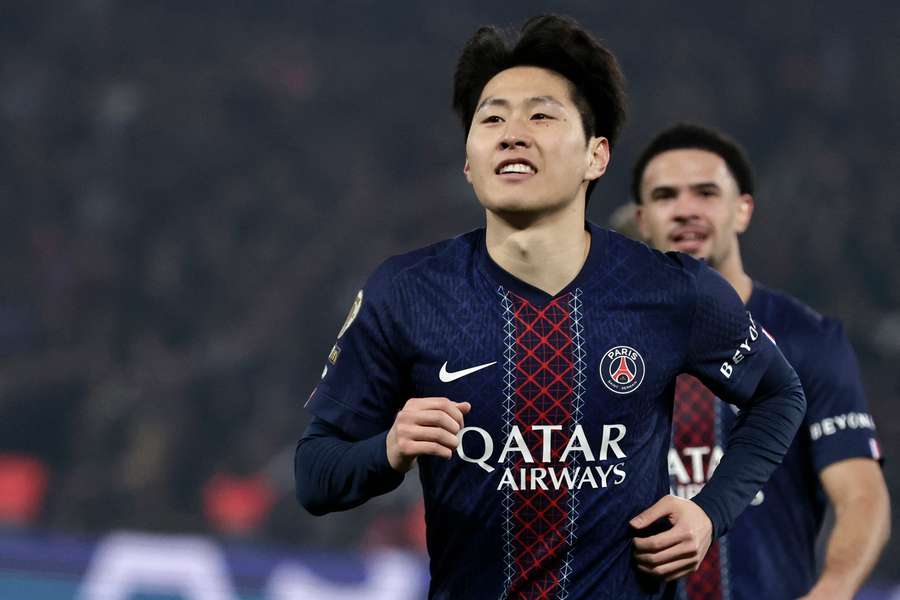 Kang-In Lee avec le PSG.
