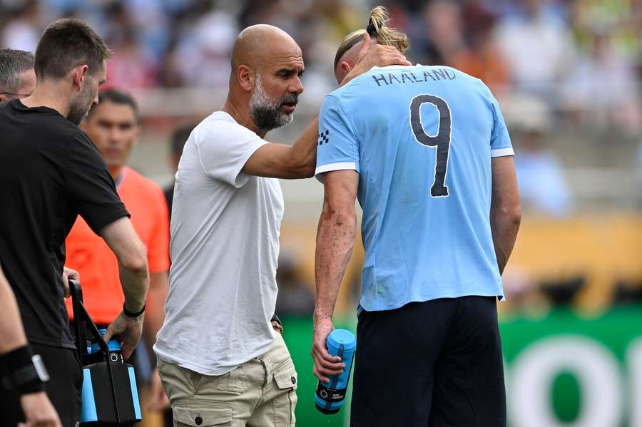 Guardiola puts Haaland above Isak in list of world's top strikers