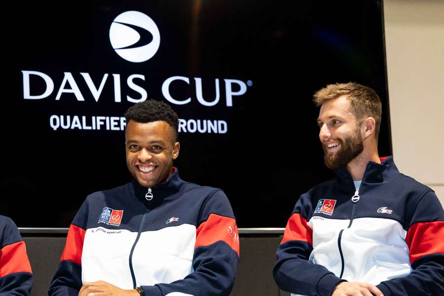 Moutet et Mpetshi Perricard en Croatie le 11 septembre 2025. Moutet et Mpetshi Perricard en Croatie le 11 septembre 2025.