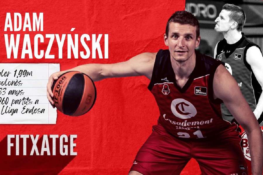 Adam Waczyński regresa a la liga ACB y reforzará durante un mes al Baxi Manresa