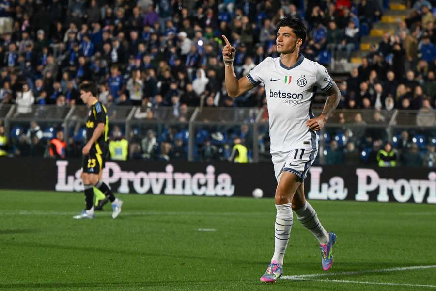 Joaquin Correa avec l'Inter fin-mai. Joaquin Correa avec l'Inter fin-mai.