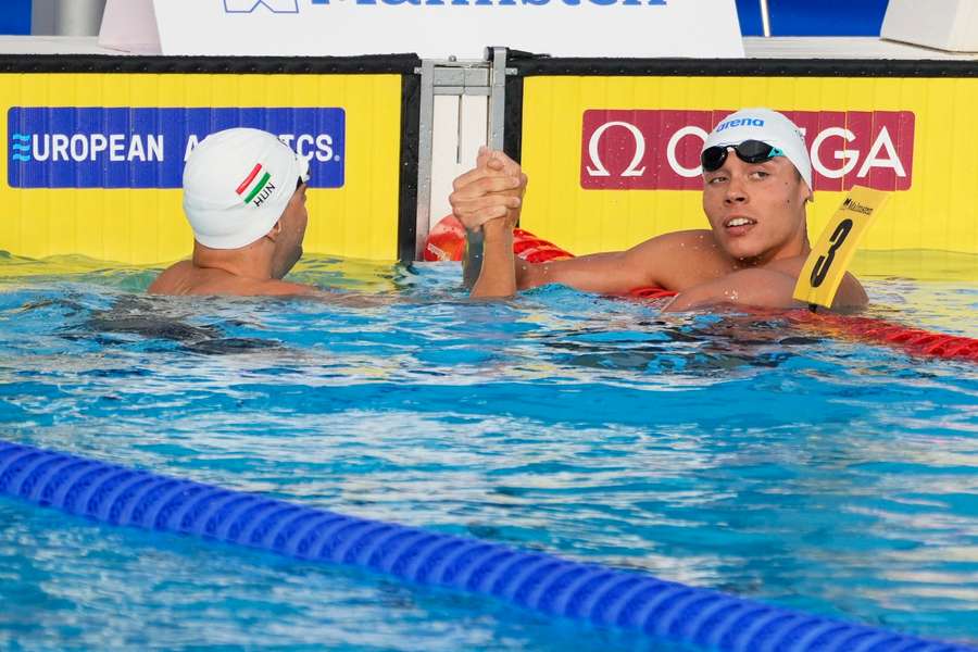 David Popovici a câştigat medalia de aur la Europene în proba de 100 metri liber