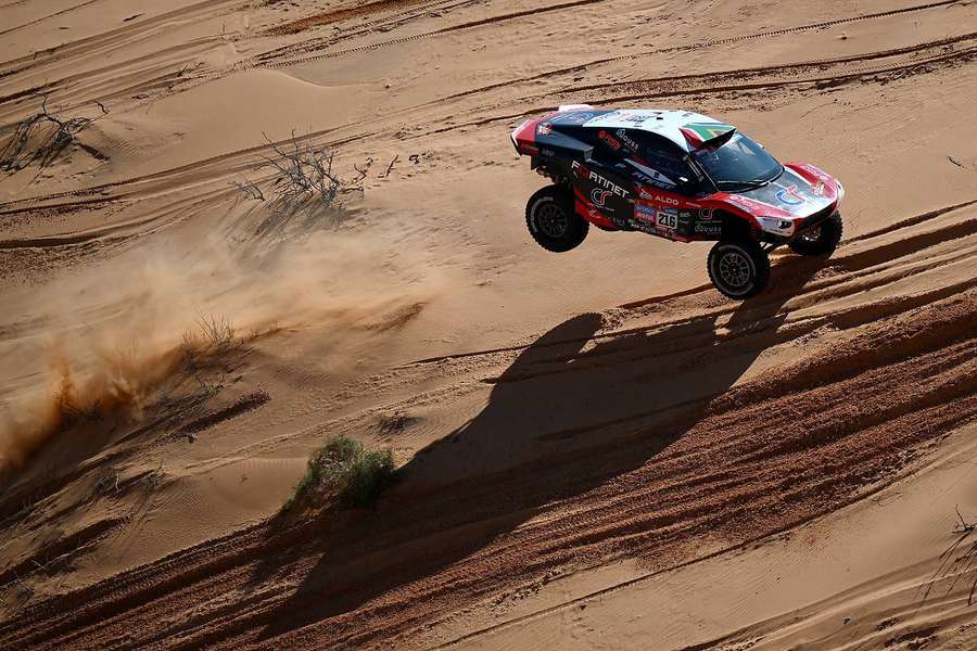 Brian Baragwanath le 5 janvier lors de l'épreuve de Paris-Dakar.