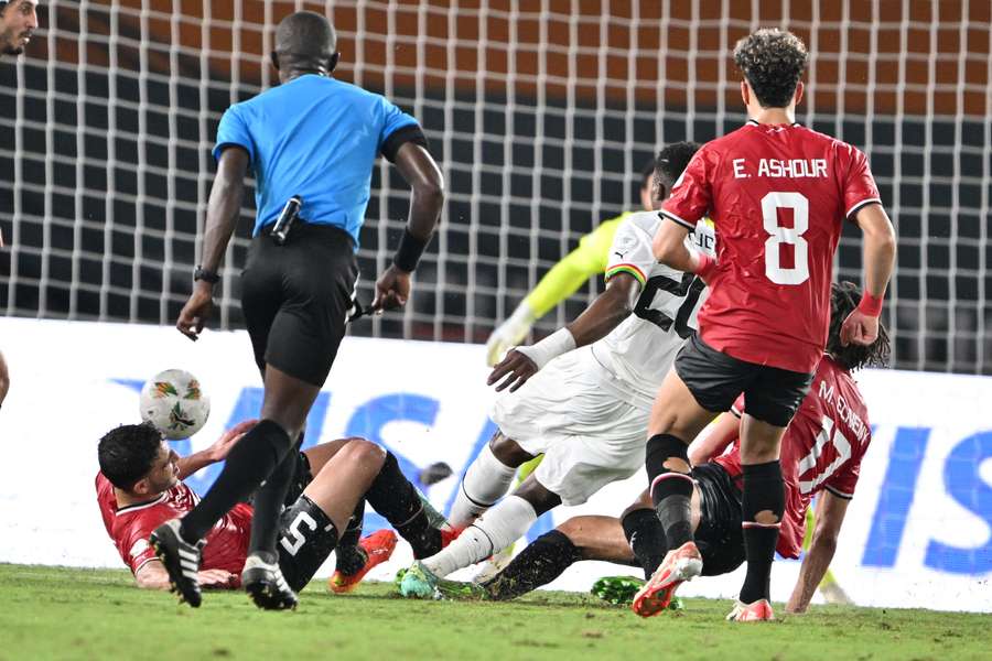 Uno dei gol di Kudus contro l'Egitto