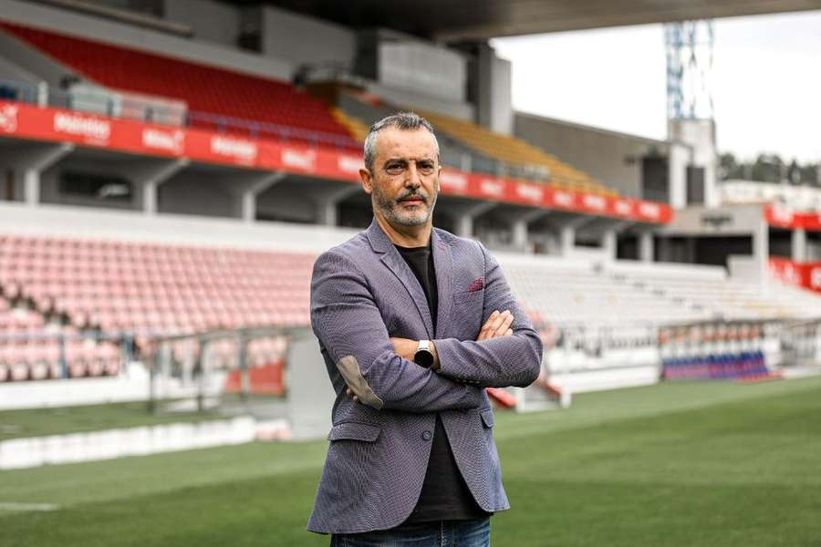 Carlos Cunha, treinador interino do Gil Vicente