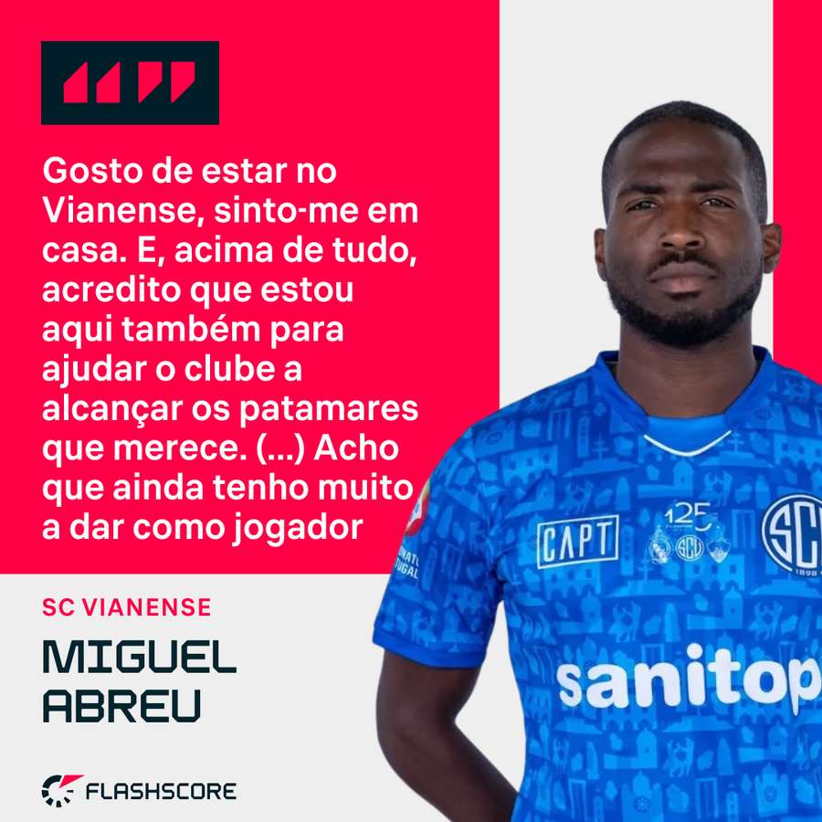 Miguel Abreu sente-se em casa Miguel Abreu sente-se em casa