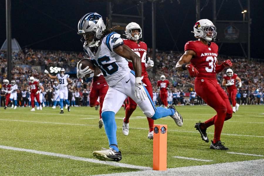 The Carolina Panthers won the opening NFL pre-season game in Canton, Ohio.