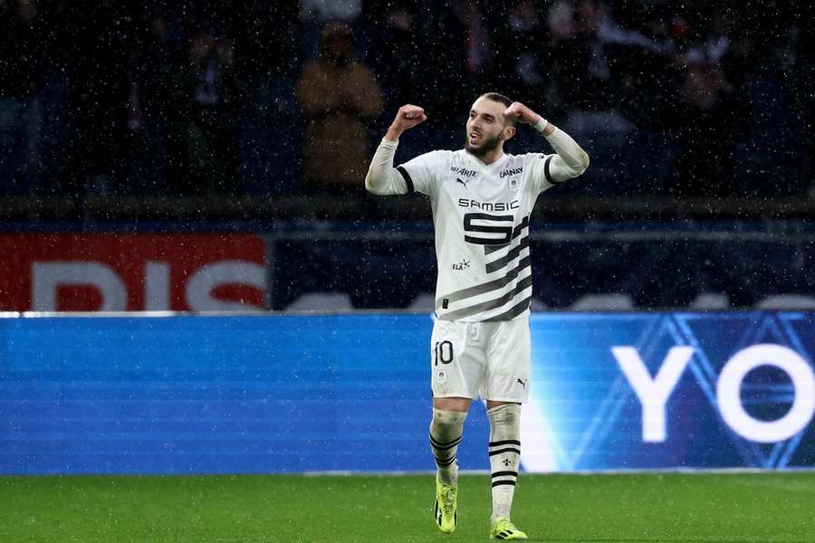 Amine Gouiri au Parc des Princes.