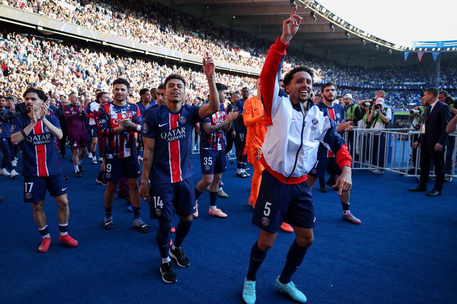 PSG slaví 13. ligový titul.