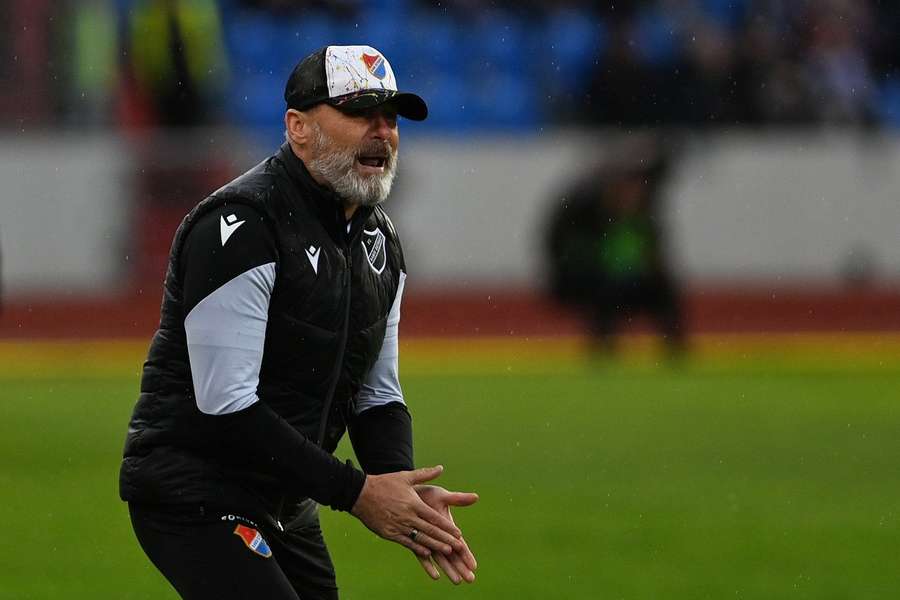 Trenér ostravského Baníku Pavel Hapal