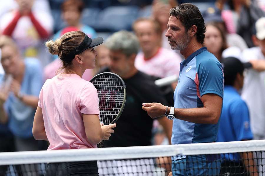 Simona Halep și Patrick Mouratoglou