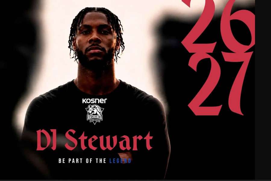 DJ Stewart, primer fichaje del Baskonia para el curso 26/27