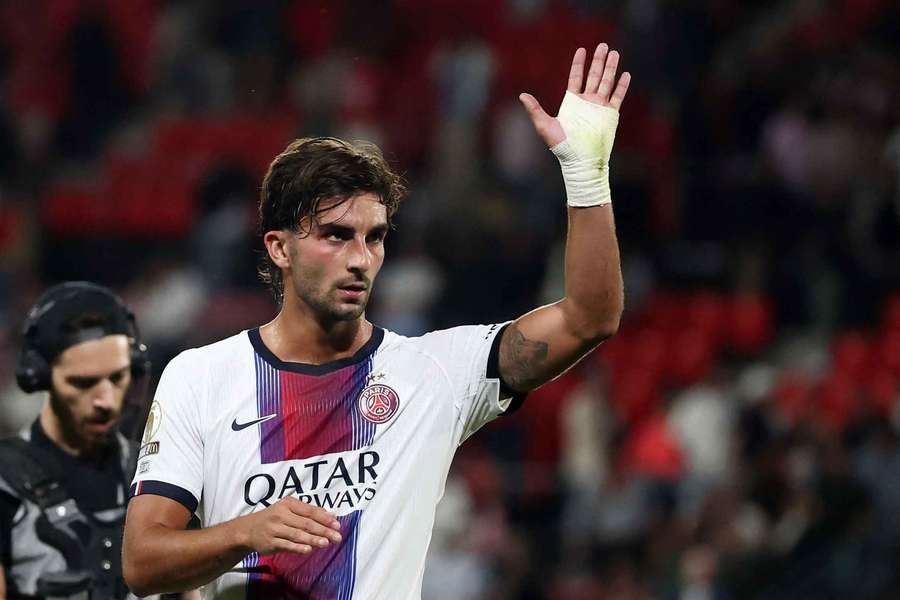 Ferran Torres con el PSG. Ferran Torres con el PSG.