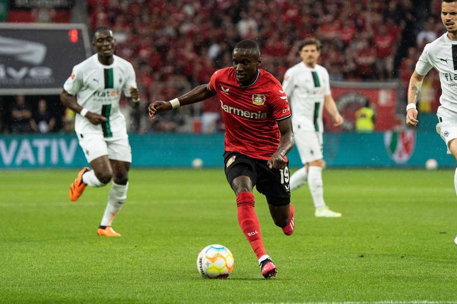 Diaby v dresu Leverkusenu.