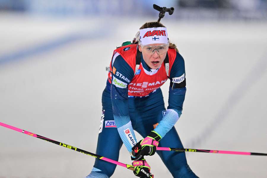 La Finlandaise Suvi Minkkinen remporte le sprint d'Östersund, Océane Michelon 3e La Finlandaise Suvi Minkkinen remporte le sprint d'Östersund, Océane Michelon 3e
