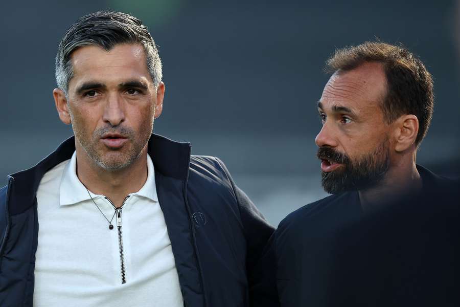 Custódio (esquerda) e Hugo Oliveira (direita)