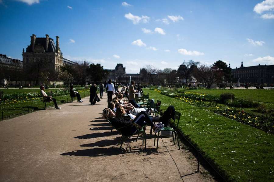 O Jardin des Tuileries esta semana.