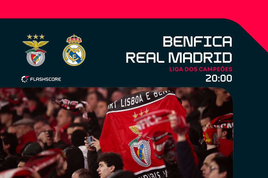 Benfica recebe Real Madrid na Luz Benfica recebe Real Madrid na Luz