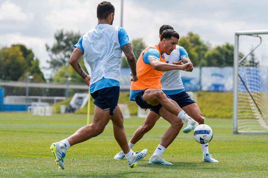 Deniz Gül no treino do FC Porto