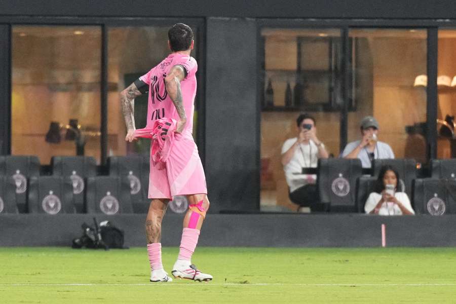 De Paul, con la camiseta de Messi De Paul, con la camiseta de Messi