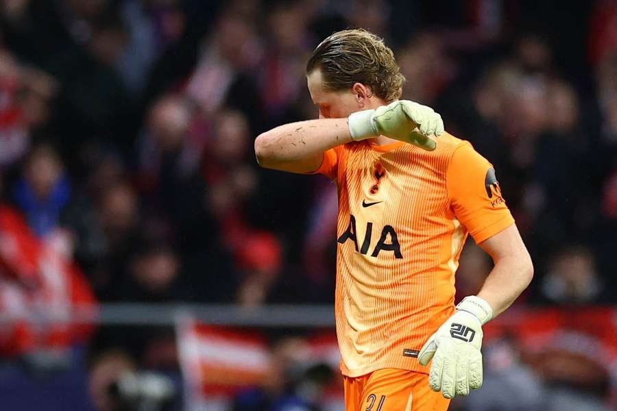 Antonín Kinský během zápasu s Atlétikem.