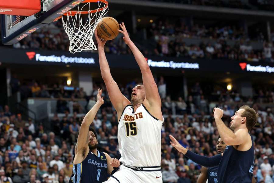 Jokic, jugador de los Nuggets