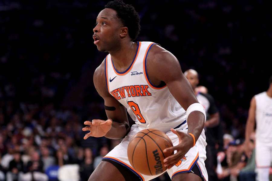 OG Anunoby avec les Knicks cette nuit.