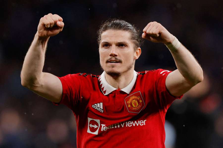 Marcel Sabitzer has made 18 appearances for Manchester United since joining on loan
