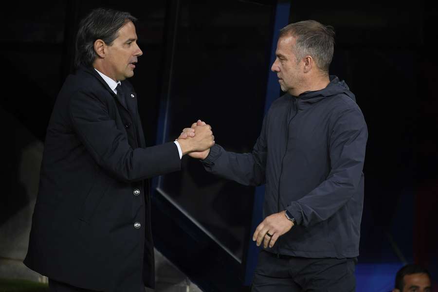 Simone Inzaghi et Hansi Flick